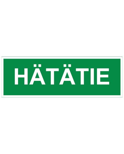 Nødvej, plast refleks 1 mm, 400x100 mm