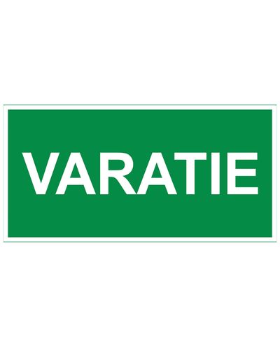 Nødvej, plast refleks 1 mm, 400x100 mm