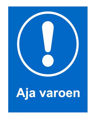 Kør forsigtigt, klistermærke, 200x300 mm Kør forsigtigt, klistermærke, 200x300 mm