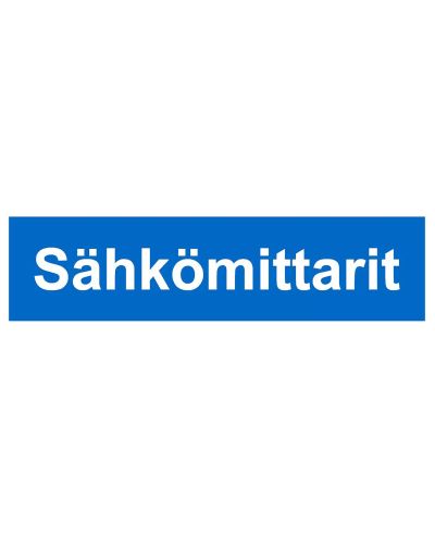 Elmålere, klistermærke, 400x100 mm