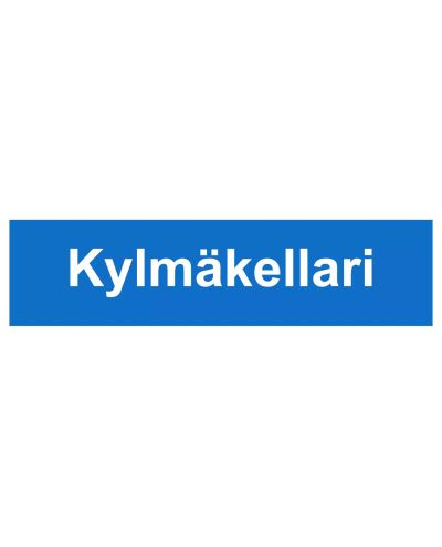 Køleopbevaring, klistermærke, 400x100 mm