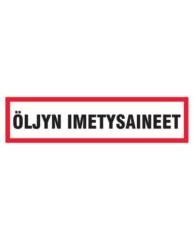 Oliebaserede etiketter, klistermærke, 400x100 mm