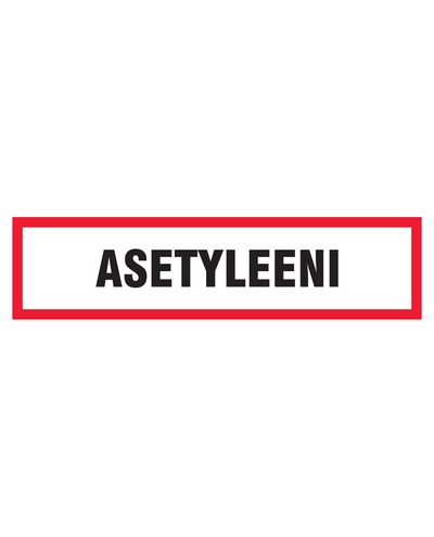 Acetylen, klistermærke, 400x100 mm