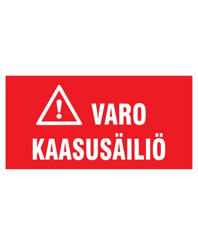 Pas på benzintanken, klistermærke, 400x200 mm