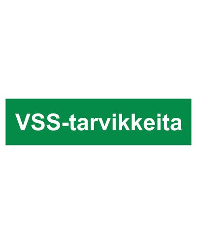 VSS tilbehør, Reflekterende klistermærke, 400x100 mm
