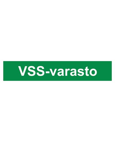 VSS lager, Reflekterende klistermærke, 400x100 mm