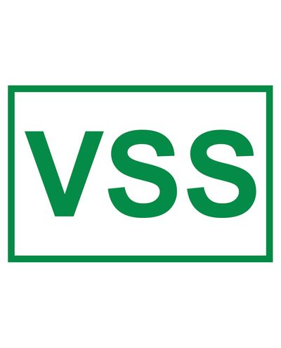 VSS, Reflekterende klistermærke, 400x200 mm