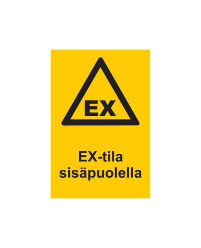 Ex-rum indeni, Klistermærke, 200x300 mm