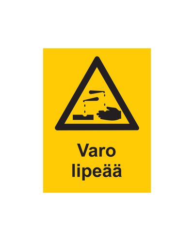 Pas på lud, Klistermærke, 200x300 mm