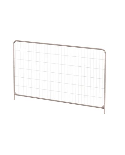 Stålnethegn 2,0 x 3,5 m rund top