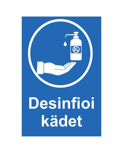 Desinficer hænder, Ibond, 200x300mm