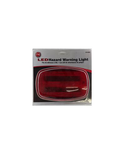 LED-advarselslampe rød