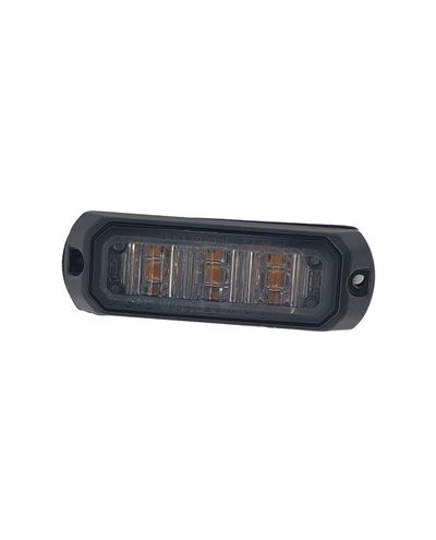 LED-niveauindikator 1x3, gul, 12-24V