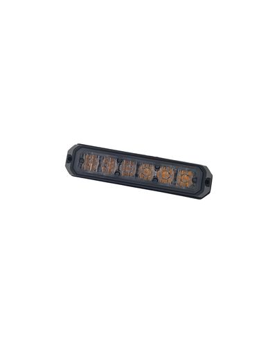 LED-niveauindikator 1x6, gul, 12-24V