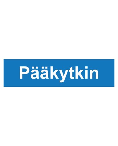 Hovedafbryder, klistermærke, 400x100 mm