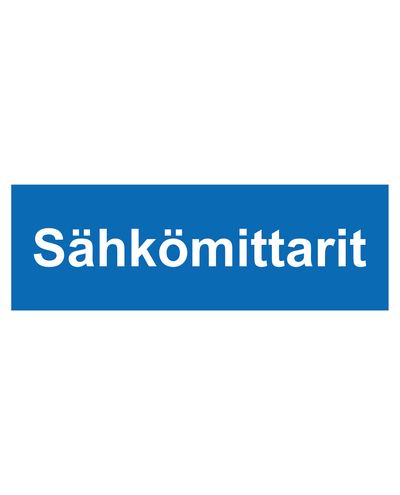 Elmålere, klistermærke, 400x100 mm Elmålere, klistermærke, 400x100 mm