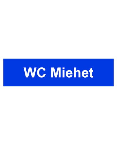 Herretoilet, klistermærke, 400x100 mm