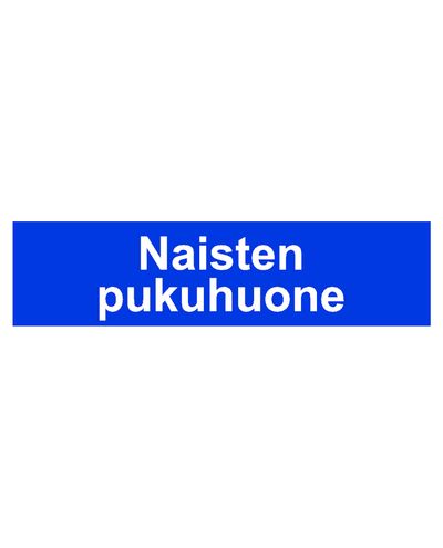 Dameomklædningsrum, klistermærke, 400x100 mm
