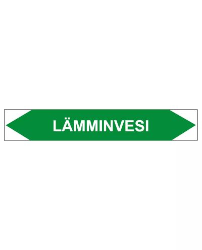 Varmt vand, 160x25 mm