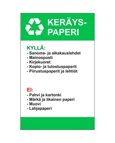 Papiraffaldsguide, Ibond, 200x300mm Papiraffaldsguide, Ibond, 200x300mm