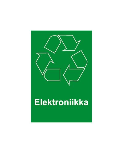 Elektronik, Klistermærke, 200x300 mm