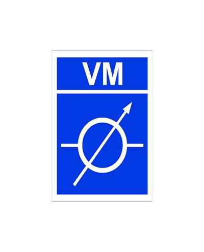 VM, Klistermærke, 200x300 mm