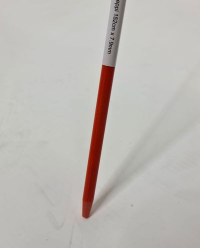 Plovstok 8mm x 1520mm glasfiber orange
