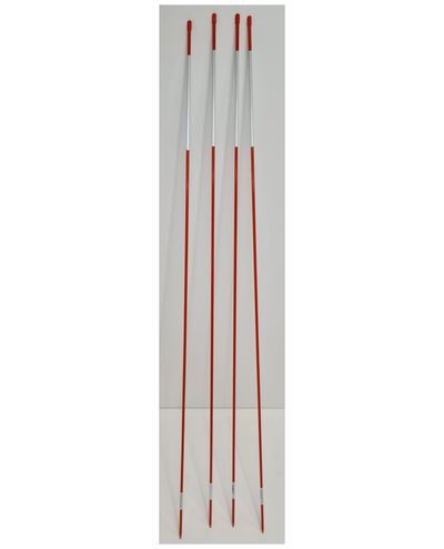 Plovstok 8mm x 1520mm glasfiber orange