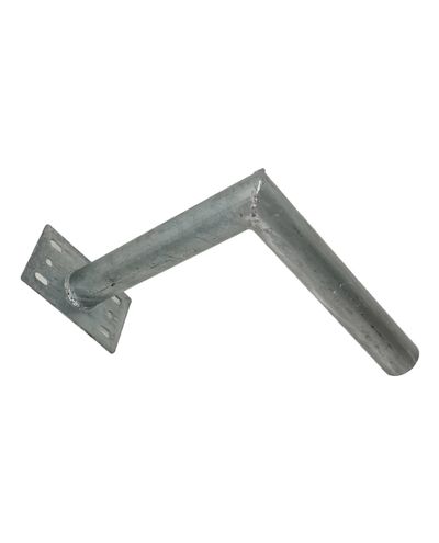 Flanget L-formet rørvinkel, 300x400 mm