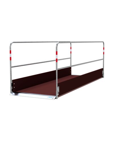 Aluminiumsgangbro 3,2 m bred 1 m, lasteevne 150 kg/m2