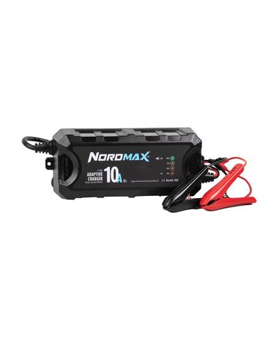 Nordmax 10A automatisk batterioplader