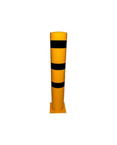 Bolt-on crash pullert, gul/sort, Ø193mm / 1200mm