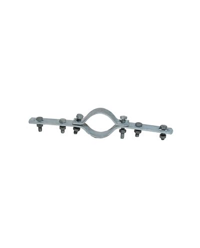 Gadeskiltklemme 60 mm 180 grader