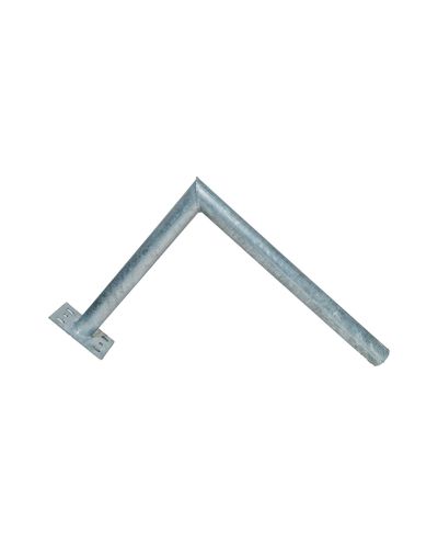 Flanget L-formet rørvinkel, 500x700 mm