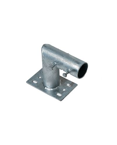Flanget L-rørsbøjning til 60 mm rør