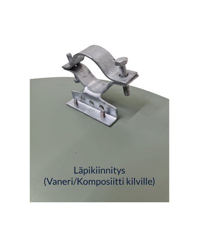 Universal fastgørelseselement 108-120mm - 2-sidet