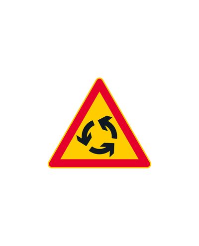 A24 Rundkørsel, aluminium (R2 folie / ELY-beslag)