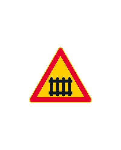 A27 Jernbaneoverskæring med bomme, aluminium (R2-film / ELY-beslag)