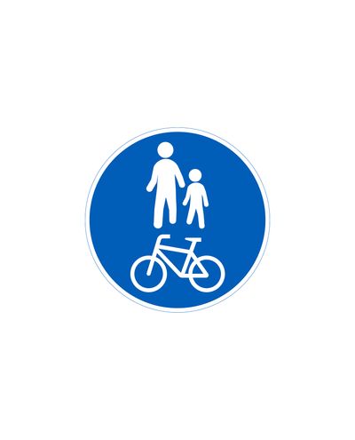 D6 Kombineret cykelsti og fortov, aluminium (R1 membran / ELY-beslag)