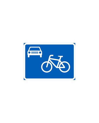 E28 Cykelgade, aluminium (R1 film / ELY-beslag)