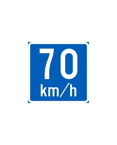 F25 Anbefalet maksimal hastighed