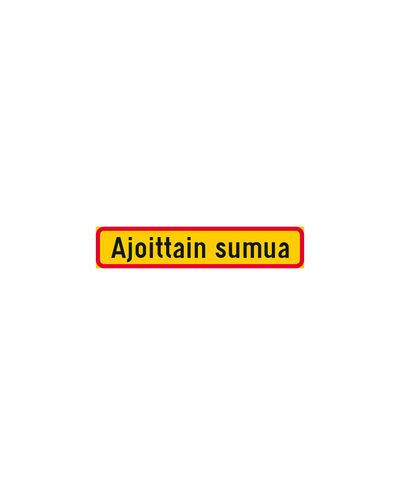 H24/H25 Tekstil Ekstra plade, aluminium (R1 film / ELY-beslag, gul/rød)