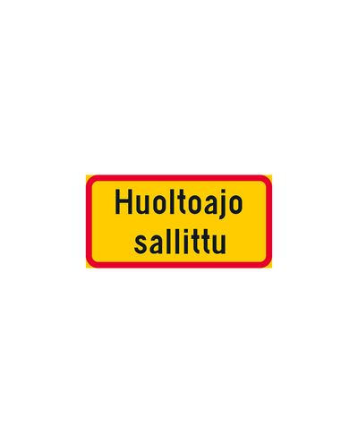 H25 Tekst Ekstraplade (Gul/Rød)
