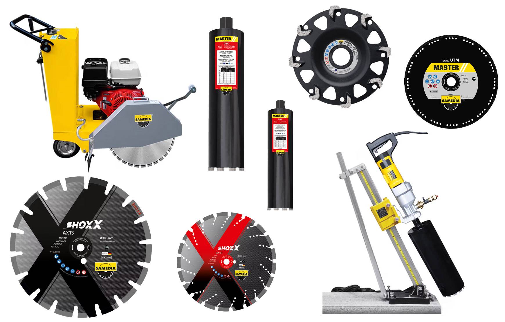 Skæreskiver og kernebor